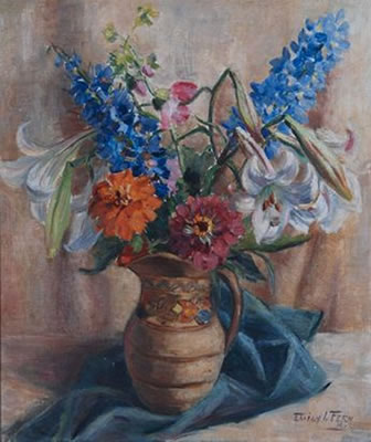STILL LIFE WITH ORIENTAL LILIES