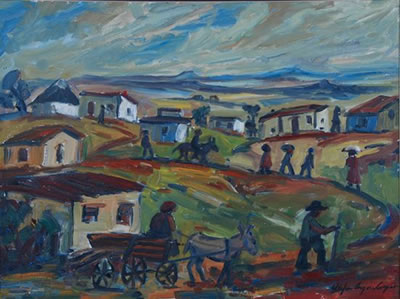 COUNTRY SCENE, EXCELSIOR by Stefan Ampenberger - Auction record, sale price, and art valuation. Compare with similar artists and explore comparable artworks.