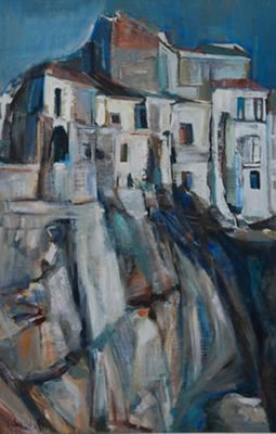DERELICT HOUSES, RONDA, SPAIN
