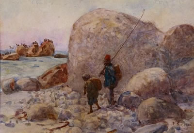 THE FISHERMAN by Constance Penstone - Auction record, sale price, and art valuation. Compare with similar artists and explore comparable artworks.