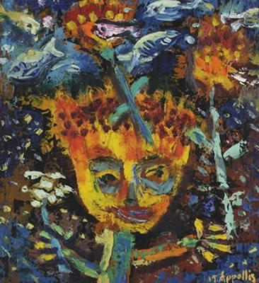 DAISY FACE by Tyrone Errol Appollis - Auction record, sale price, and art valuation. Compare with similar artists and explore comparable artworks.