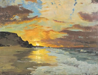 Sample artwork by Walter Gilbert Wiles (1875 - 1966), known for painting - View similar artists and auction records