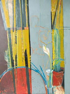 A FIGURE IN AN INTERIOR