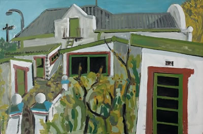 The artist's home