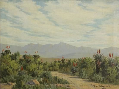 THE ROAD THAT WINDS AMONGST THE ALOES - RIVERSDALE