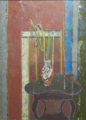 STILL LIFE WITH TABLE AND VASE