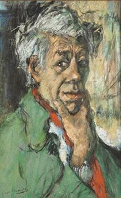 Portrait of Alexander Rose Innes: Self-portrait