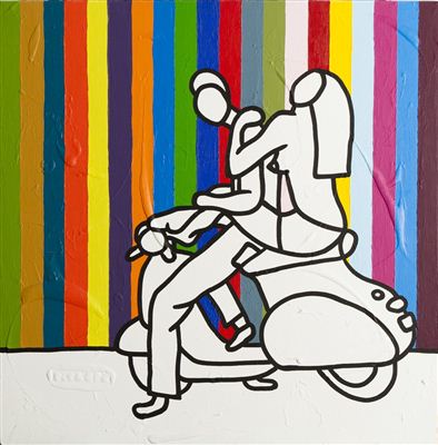 Sample artwork by Richard Scott (Born 1968), known for acrylic on canvas, printmaking, drawing, and sculpture. - View similar artists and auction records