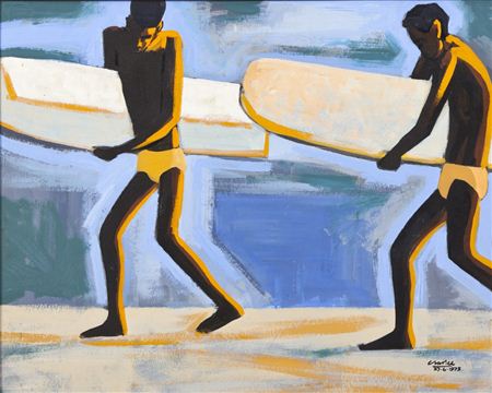 SURFERS AT STRANDFONTEIN, CAPE