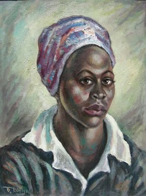 WOMAN WITH A HEADSCARF