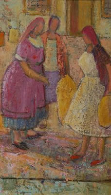 WOMEN IN CONVERSATION by Barbara Grace Burry - Auction record, sale price, and art valuation. Compare with similar artists and explore comparable artworks.