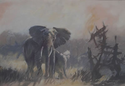 MOTHER AND CALF by Mark Enslin - Auction record, sale price, and art valuation. Compare with similar artists and explore comparable artworks.