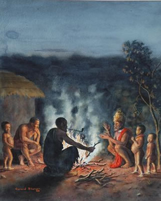 AROUND THE CAMP FIRE