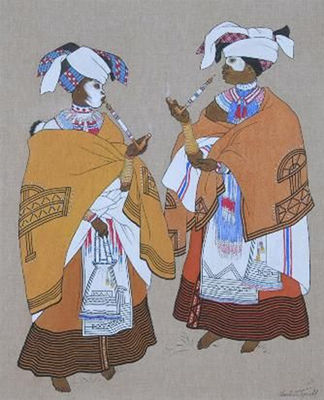 XHOSA MATRONS, TRANSKEI by Barbara Eleanor Harcourt Tyrrell - Auction record, sale price, and art valuation. Compare with similar artists and explore comparable artworks.