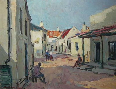 FIGURES IN A CAPE NEIGHBOURHOOD