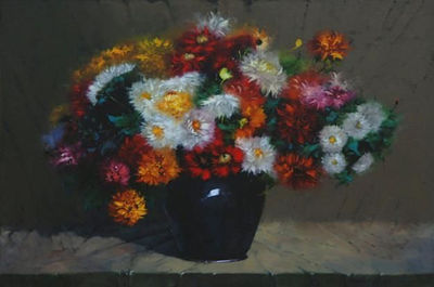 STILL LIFE WITH FLOWERS by Hennie Griesel - Auction record, sale price, and art valuation. Compare with similar artists and explore comparable artworks.