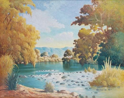 A RIVER RUNNING THROUGH THE TREES