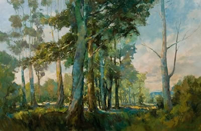 Sample artwork by Leonard Anton Benzon (Born 1944), known for painting - View similar artists and auction records