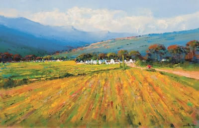 AN EXTENSIVE FARM LANDSCAPE
