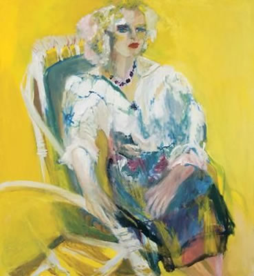 WOMAN ON A CHAIR