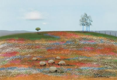 FLOWERFIELD by Pieter Van Der Westhuizen - Auction record, sale price, and art valuation. Compare with similar artists and explore comparable artworks.