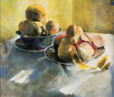 STILL LIFE WITH PEARS