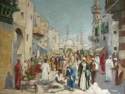 AN ARAB STREET SCENE