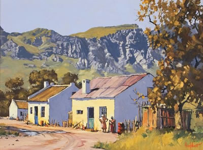 SCENE NEAR FRANSHOEK (sic)