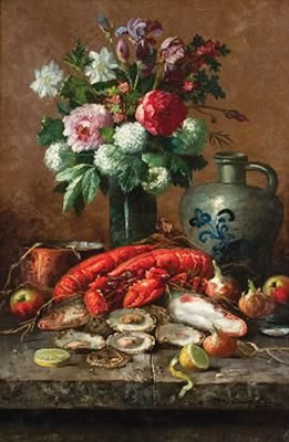 STILL LIFE WITH CRAYFISH AND OYSTERS