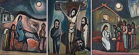 THE CRUCIFIXION (triptych)