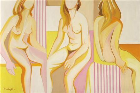 Sample artwork by Anna Vorster (1928 - 1990), known for painting - View similar artists and auction records