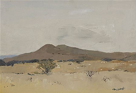 DRY LANDSCAPE WITH SAND DUNES