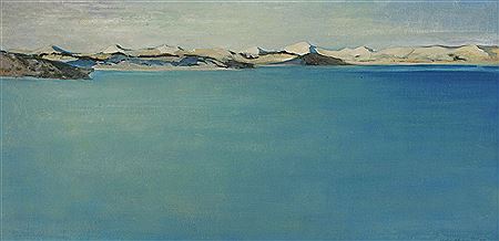 AZURE OCEAN SCENE by Alice Goldin - Auction record, sale price, and art valuation. Compare with similar artists and explore comparable artworks.