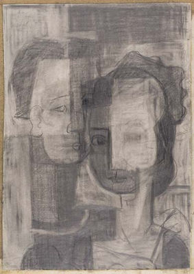Untitled (Cubist Couple)