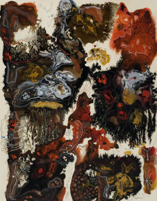 Sample artwork by Lawrence Kupferman (1909 - 1982), known for abstract, surreal painting, teaching - View similar artists and auction records