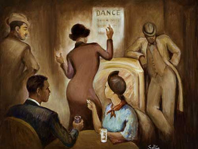 Sample artwork by Charles Sallee Jr (1913 - 2006), known for still life, figure and landscape painting, graphics - View similar artists and auction records