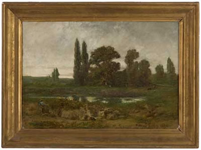 Paysage au chasse