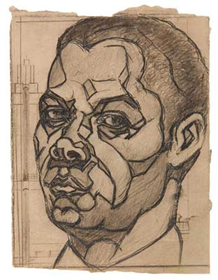 Portrait of Dox Thrash: Self-portrait