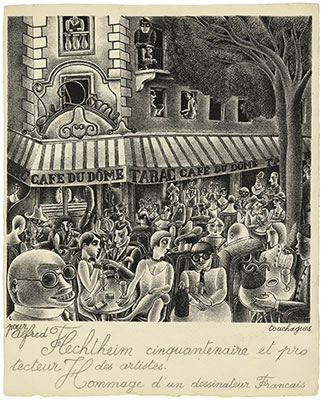 Café du Dome, Paris by Louis Touchagues - Auction record, sale price, and art valuation. Compare with similar artists and explore comparable artworks.
