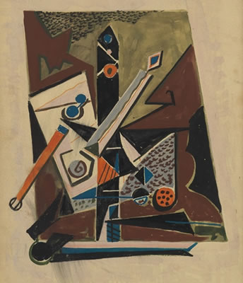 Untitled (Cubist Study). by Dox Thrash - Auction record, sale price, and art valuation. Compare with similar artists and explore comparable artworks.