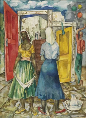 Untitled (Two Women and Boy With Balloon)