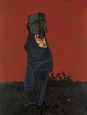 Southern Farmer by Robert Gwathmey - Auction record, sale price, and art valuation. Compare with similar artists and explore comparable artworks.