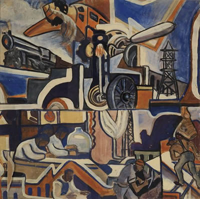 Medicine and Transportation. by Thelma Streat - Auction record, sale price, and art valuation. Compare with similar artists and explore comparable artworks.