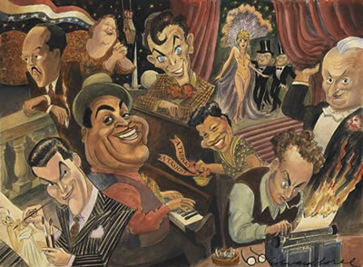 Boxing; Piano Bar (2) by Edward Sorel - Auction record, sale price, and art valuation. Compare with similar artists and explore comparable artworks.