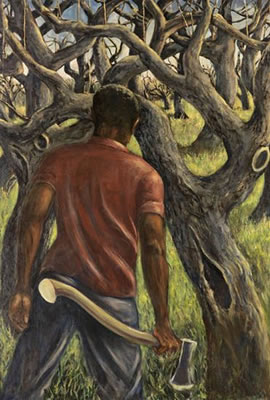 Spring Pruning. by Rex Goreleigh - Auction record, sale price, and art valuation. Compare with similar artists and explore comparable artworks.