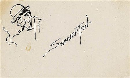 Portrait of James Swinnerton: Self-portrait