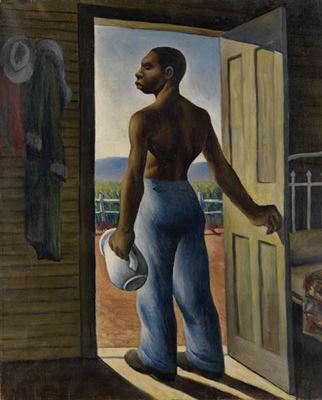 Untitled (Man at Open Doorway).