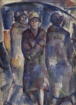 Women on the Street, New York.
