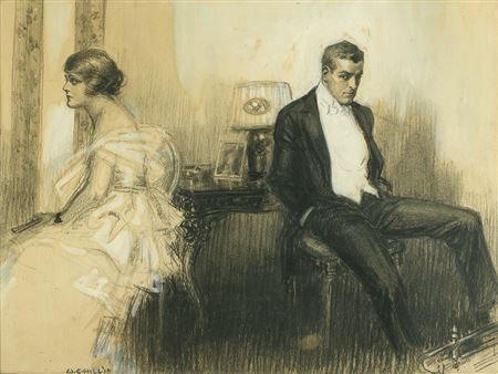 Wedding night jitters by William Hill - Auction record, sale price, and art valuation. Compare with similar artists and explore comparable artworks.