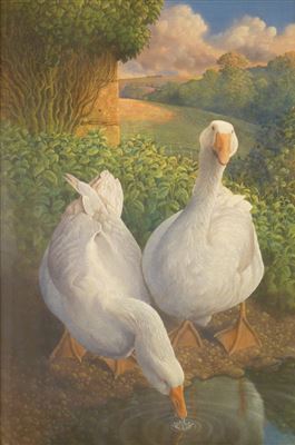GEESE II by James Lynch - Auction record, sale price, and art valuation. Compare with similar artists and explore comparable artworks.
